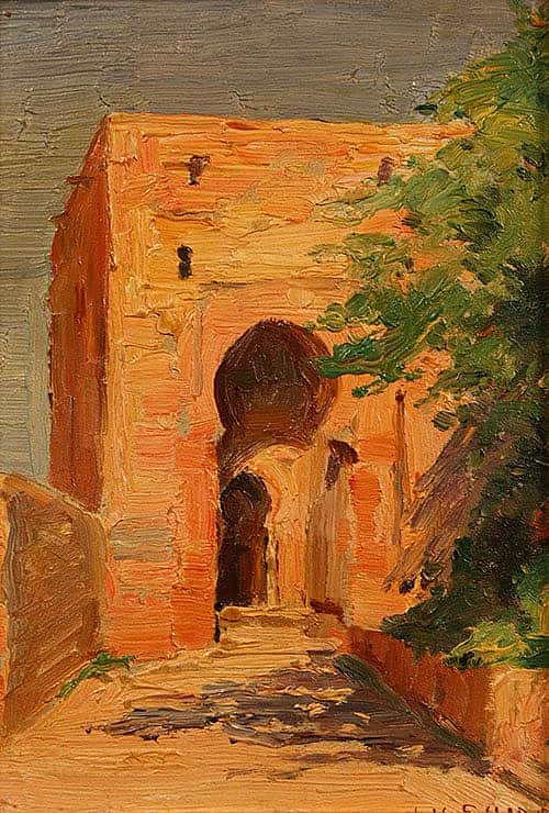 Alhambra Front Gate; [Castle in Spain]
